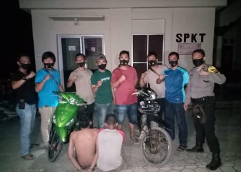 Akibat Mencuri Motor Dua Remaja di Tangkap Polisi