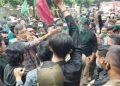 Temui Pendemo, Ketua DPRD Kota Metro Satu Suara Dalam Penolakan UU Cipta Kerja