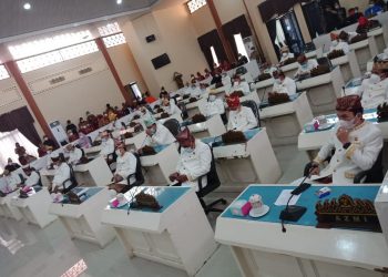 Bupati Ikuti Rapat Paripurna HUT Kabupaten Tanggamus ke 24