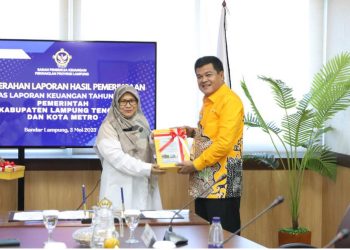 Pemkab Lampung Tengah Meraih Predikat WTP Yang Ke-5 Kali Berturut – turut