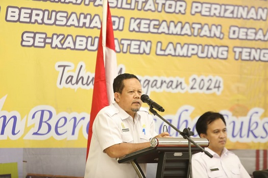 Pemkab Lamteng Gelar Bimtek Aplikasi Perisinan Berusaha Dan Non Berusaha OSS